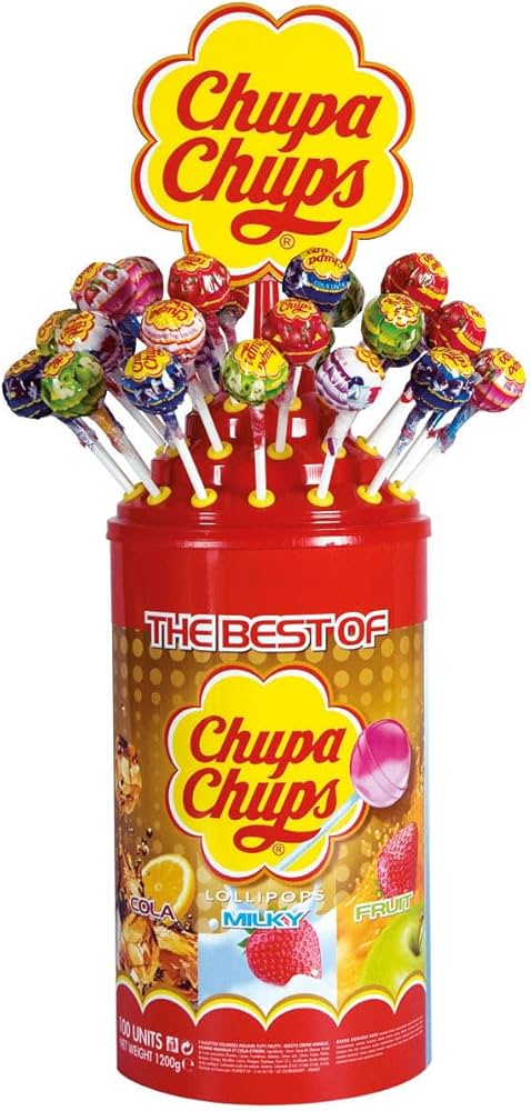 CHUPA CHUPS LOLLI POPS COLA / MILKY / FRUIT