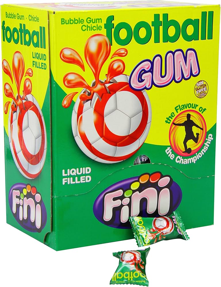 FINI BOOOM FOOTBALL BALLS BUBBLE GUM
