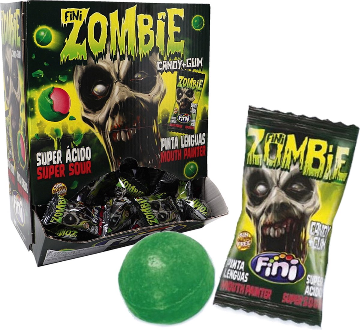 FINI BOOOM ZOMBIE BUBBLE GUM FILLED