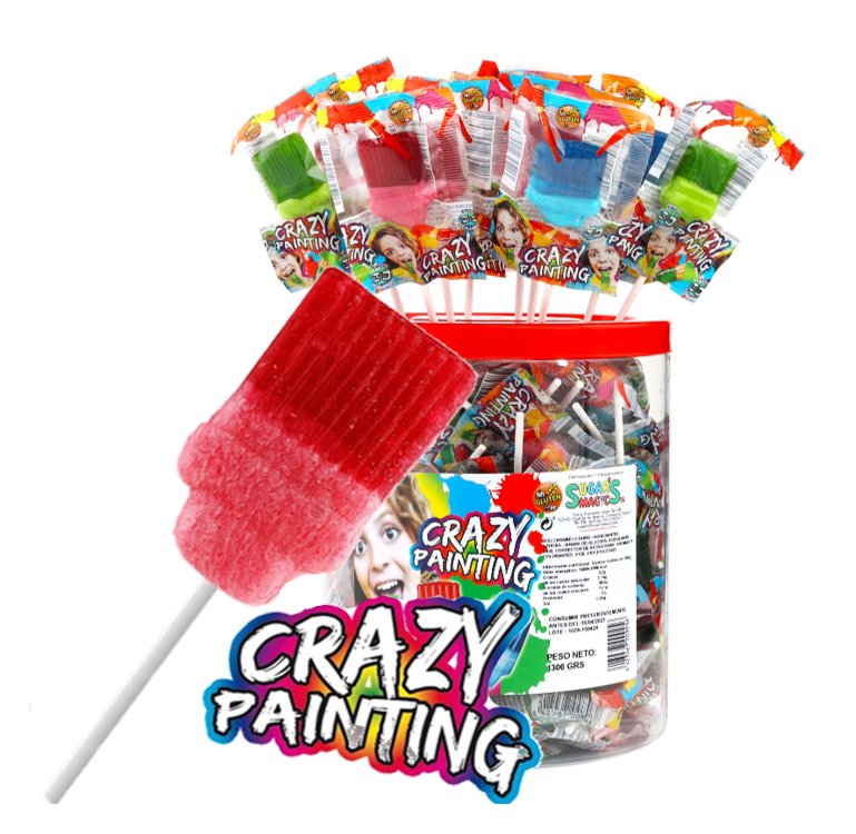 SUGAR´S MAGIC CRAZY PAINTING LOLLIPOP