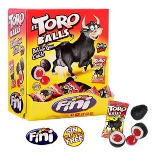 FINI BOOOM TORO BALLS BUBBLE GUM