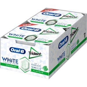TRIDENT ORAL B WHITE SPEARMINT