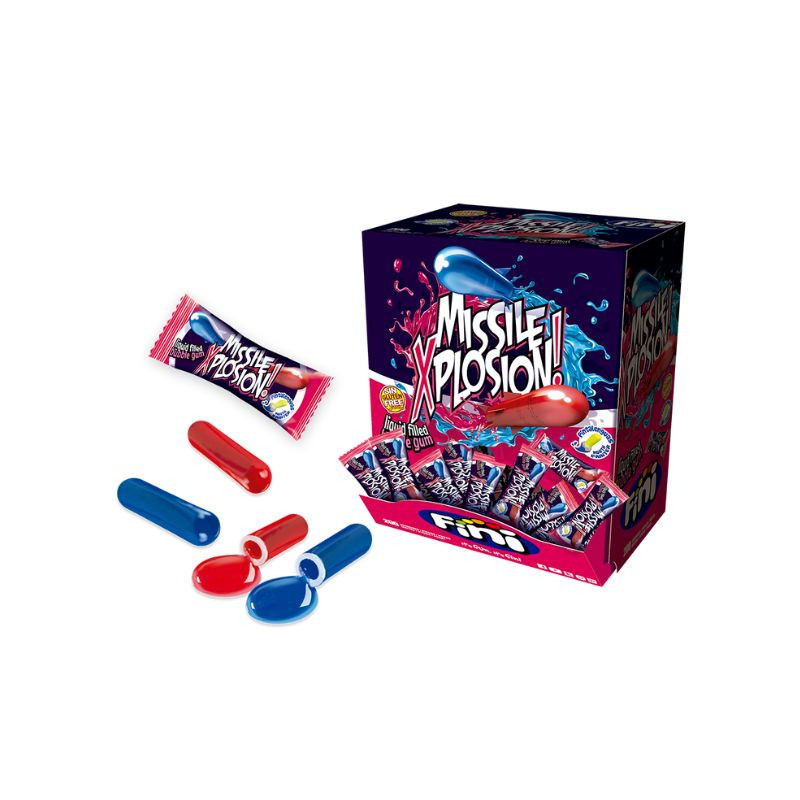 FINI BOOOM MISSILE XPLOSION BUBBLE GUM