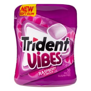 PASTILHAS TRIDENT VIBES FRAMBOESA