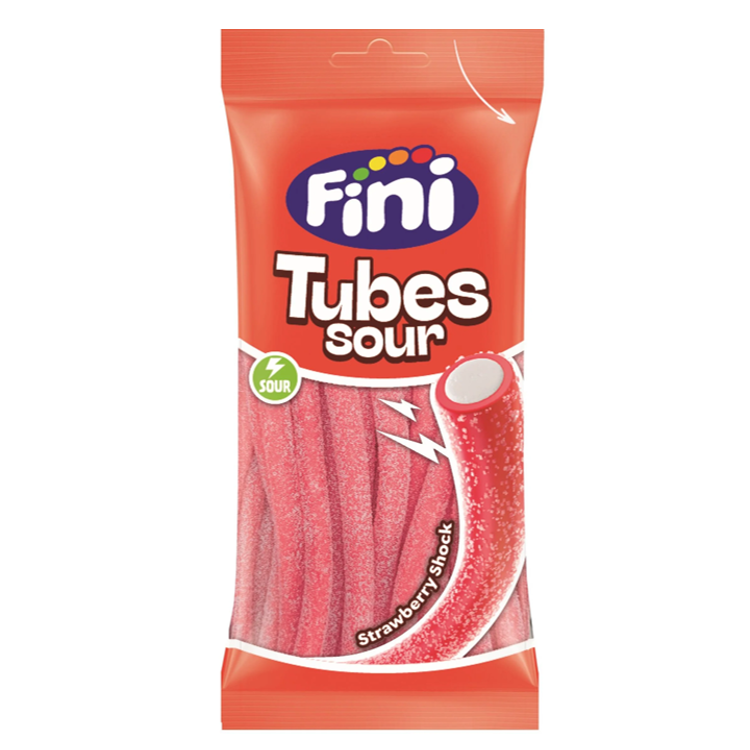 FINI TUBES SOUR 90g x 12 SAQUETAS