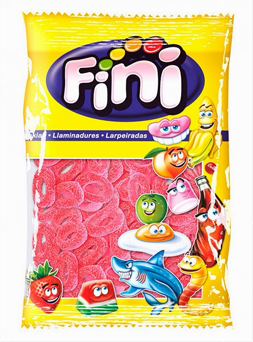 FINI AROS MORANGO 250 unidades