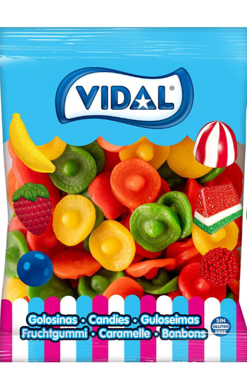 VIDAL CHAPEUS MEXICANOS 250 unidades