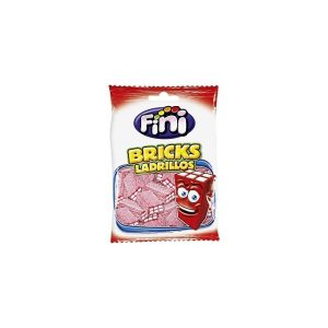 FINI BRICKS LADRILLOS MORANGO PICA 90g x 12 SAQUETAS