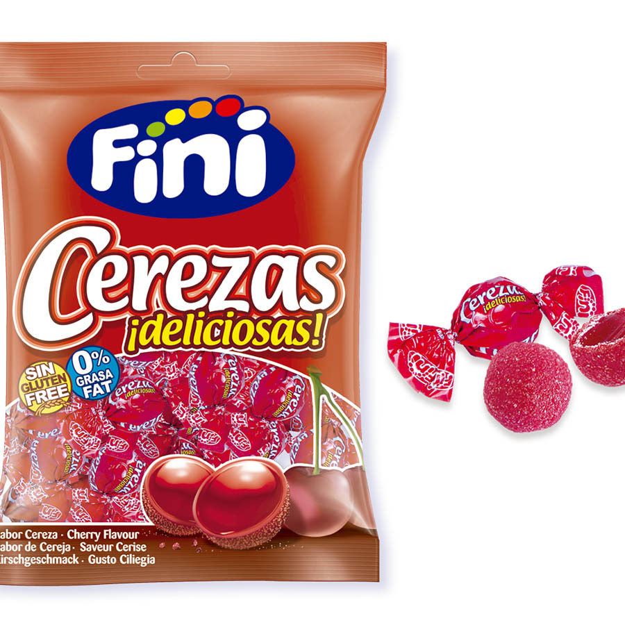 FINI CEREJAS DELICIOSAS 90g x 12 SAQUETAS