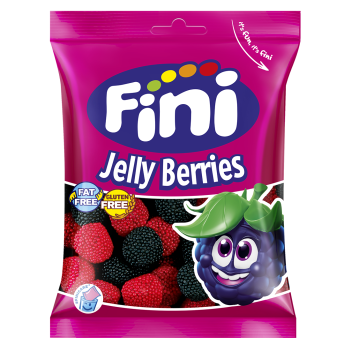 FINI JELLY BERRIES 90g x 12 SAQUETAS