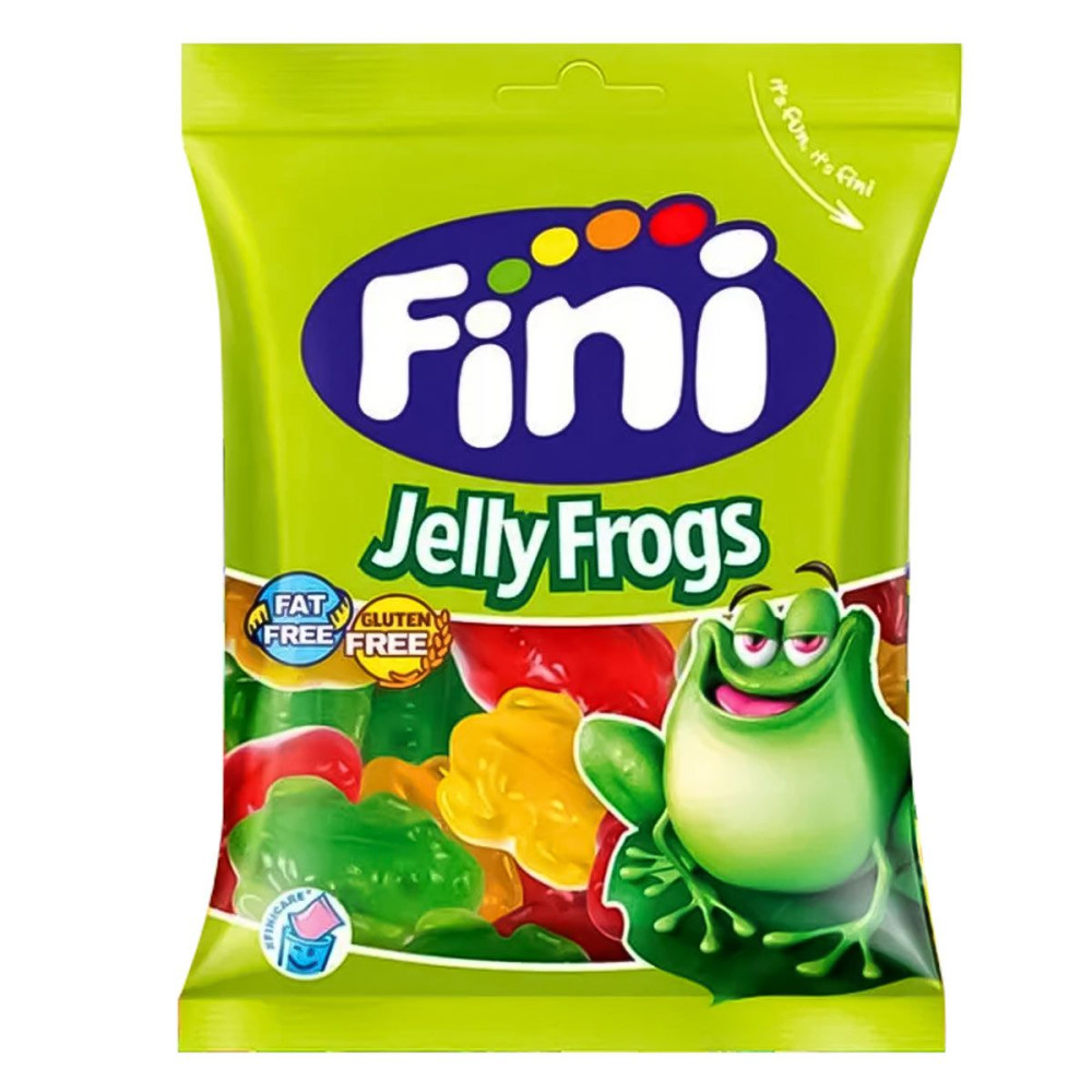 FINI JELLY FROGS 90g X 12 SAQUETAS
