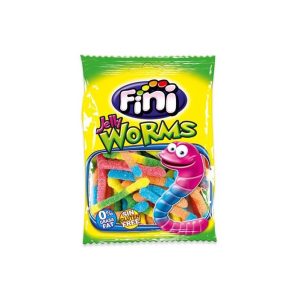 FINI JELLY WORMS 90g x 12 SAQUETAS