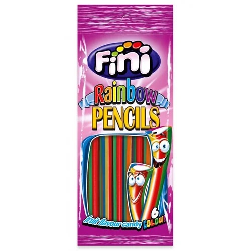 FINI RAINBOW TUBES 90g x 12 SAQUETAS