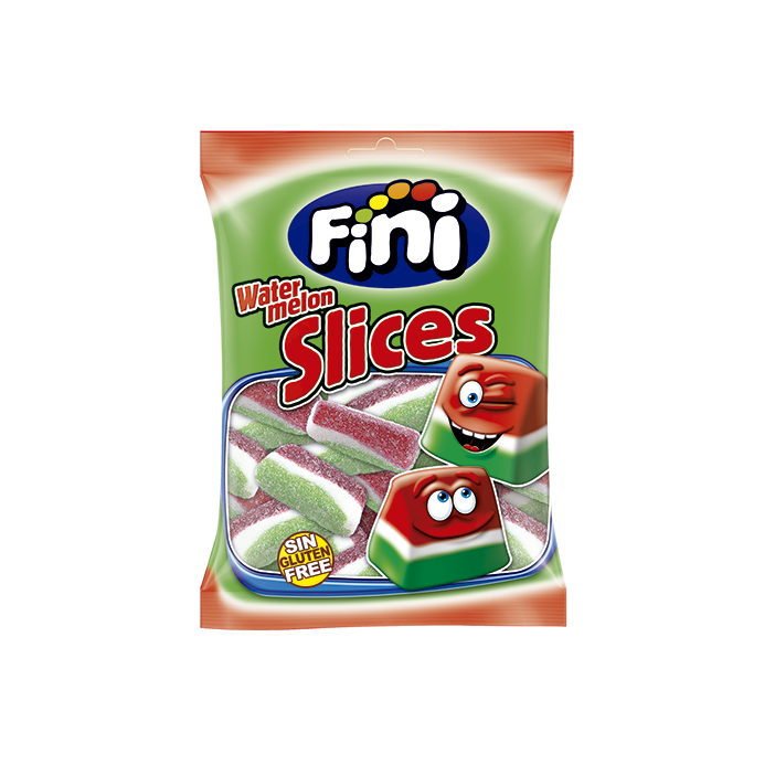 FINI WATERMELON SLICES 90g x 12 SAQUETAS