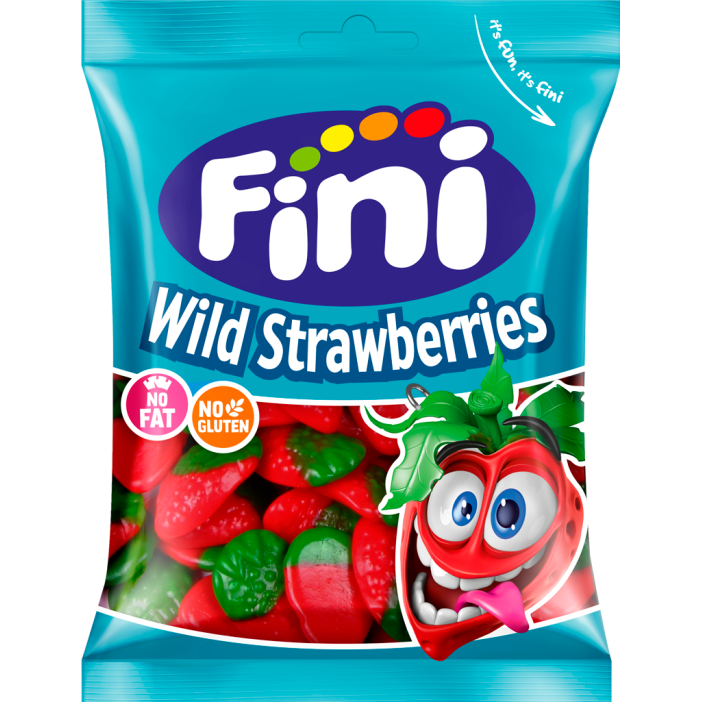 FINI WILD STRAWBERRIES 90g x 12 SAQUETAS