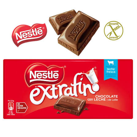 NESTLÉ EXTRAFINO CHOCOLATE DE LEITE 125g