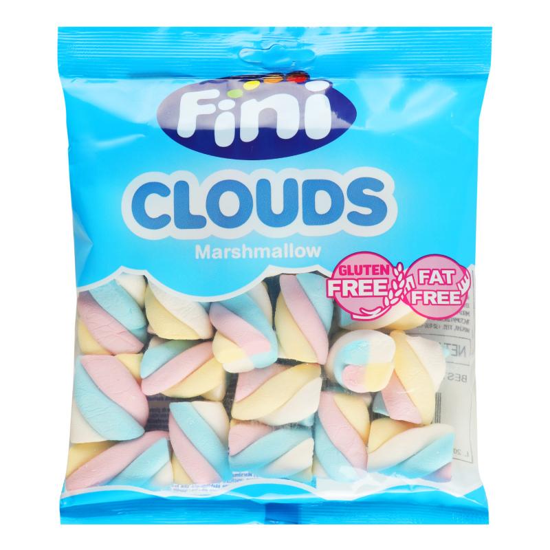FINI CLOUDS MARSHMALLOW TWIST 80g x 12 SAQUETAS